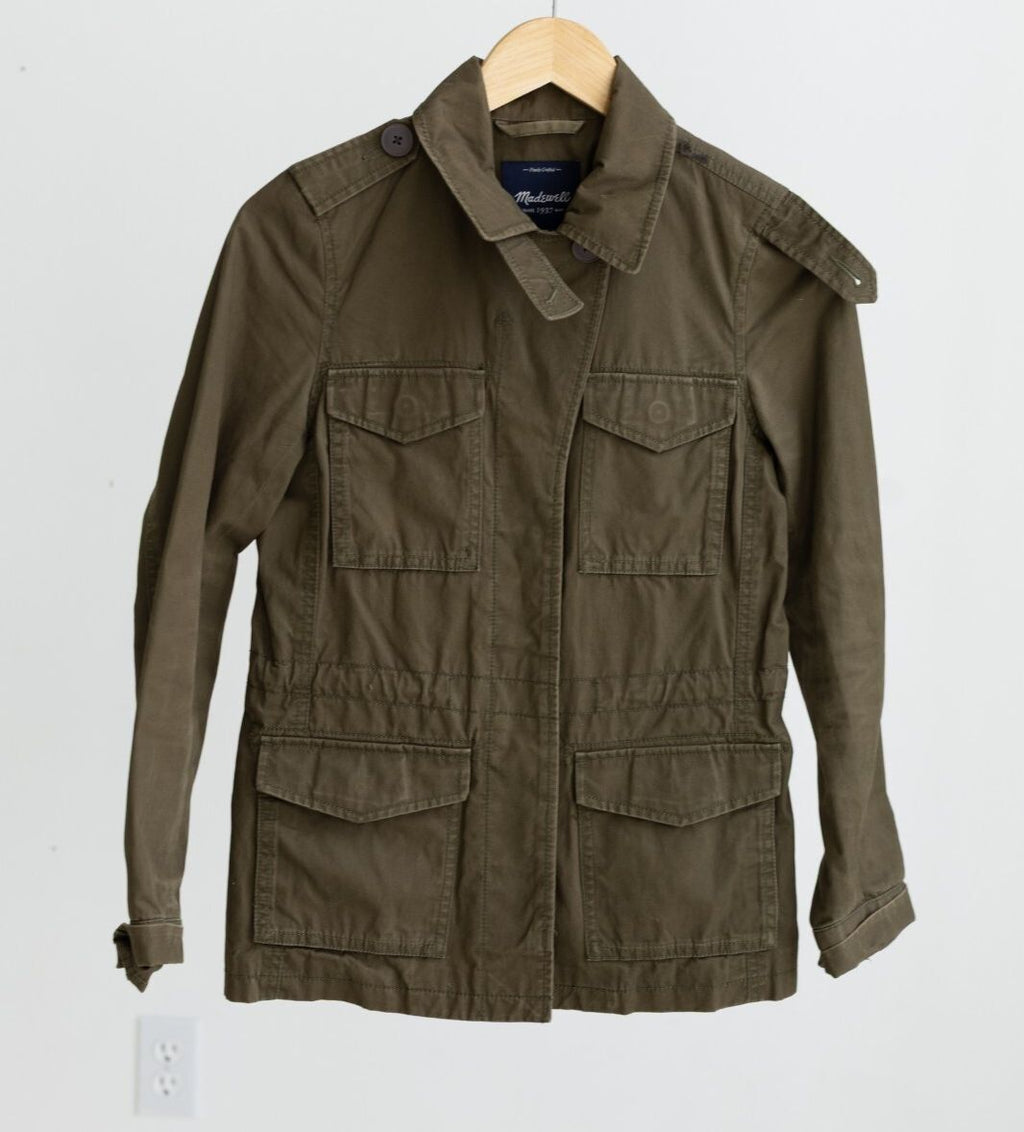 Madewell Olive Green Utility Field Jacket Size XS