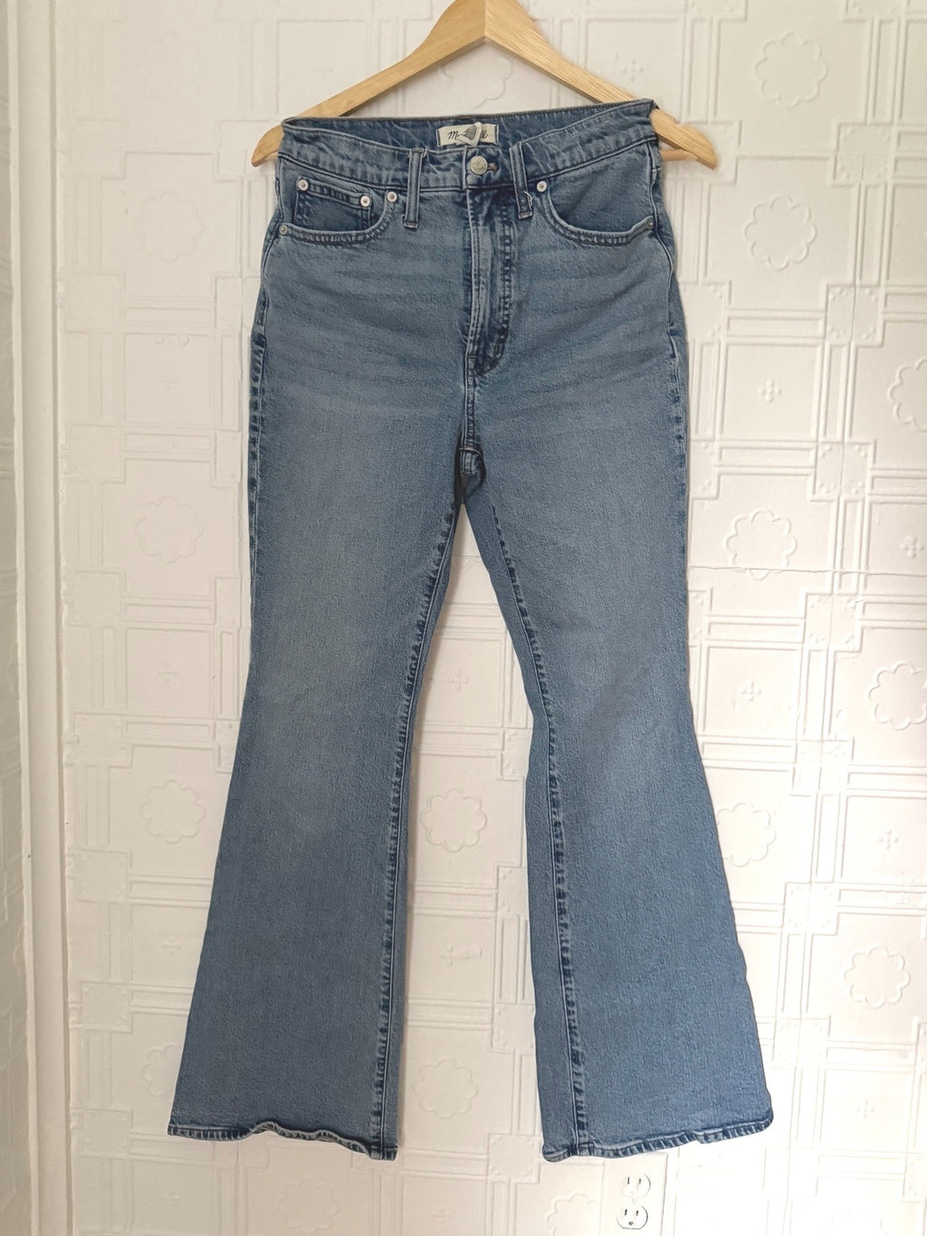 Madewell Perfect Vintage Flare Jeans Tarlow Wash High Rise Size 27