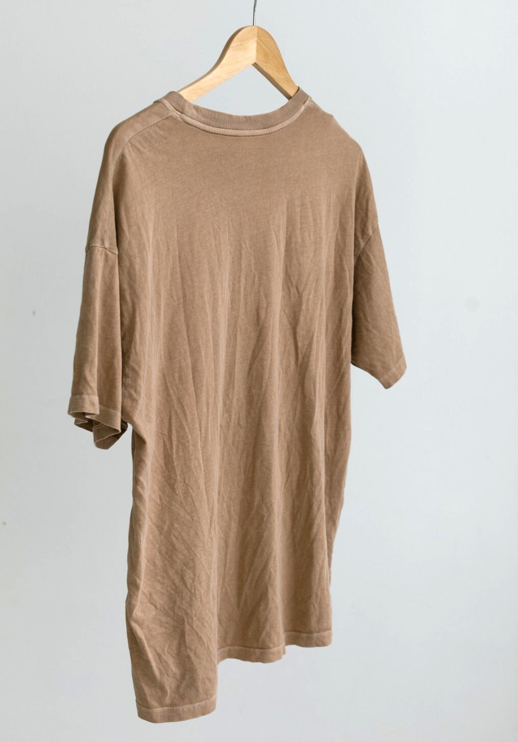 American Eagle Sublime Sun Graphic Band Tee Medium Tan Brown Wash Oversized