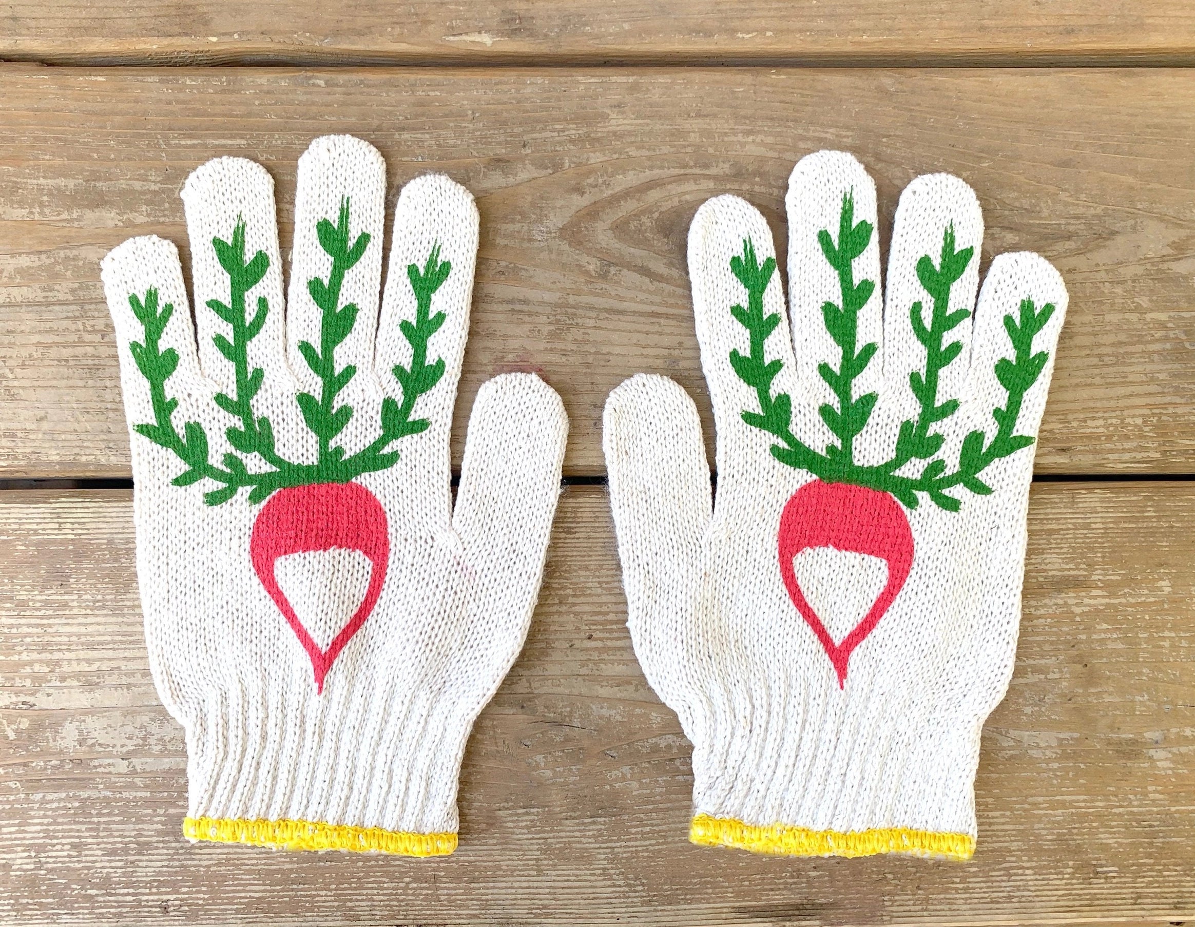 Screen Printed Gardening Gloves